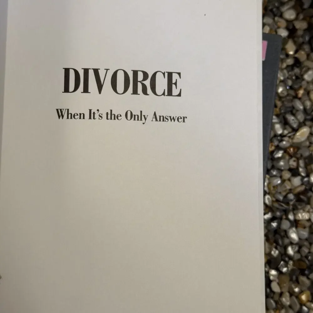 Divorce:‎ When It's the Only Answer